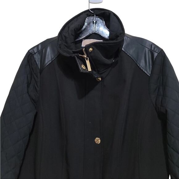 Michael Kors Women's Black Jacket Sz Petite Large - Picture 3 of 10